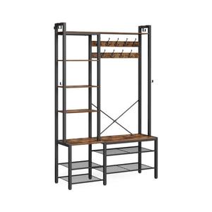 Stojanový vešiak NAVOR hnedá/čierna HSR426B01 vyobraziť