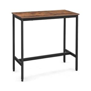 Barový stolík BARTIS hnedá/čierna LBT010B01 vyobraziť