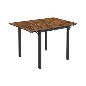 Rozkladací jedálenský stôl ELDUR hnedý/čierny KDT077B01 vyobraziť