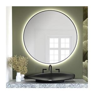Baltica Design - LED Zrkadlo s podsvietením BRIGHT 15W/230V 4500K pr. 70 cm IP65 čierna Bright 70 BLACK, neutral vyobraziť