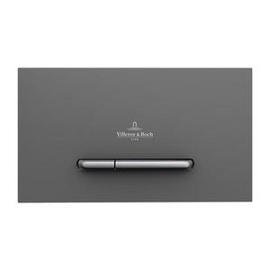 Villeroy & Boch 922169D8 - Splachovacie tlačidlo VICONNECT antracit/matný chróm 922169D8 vyobraziť