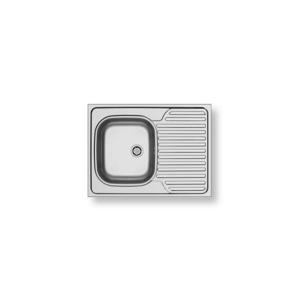 Pyramis 101041501 - Kuchynský drez CORE 80x60 cm satinovaný 101041501 vyobraziť