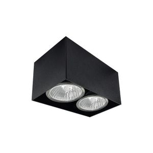 - Brosline 1076 - Bodové svietidlo CAGE 2xGU10/10W/230V čierne 1076 vyobraziť