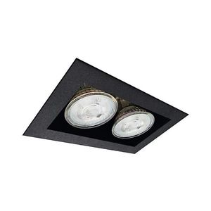 - Brosline 3034 - Zapustené stropné svietidlo CAGE 2xGU10/10W/230V čierne 3034 vyobraziť