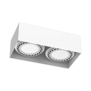 - Brosline 1270 - Bodové svietidlo CAGE 2xGU10/18W/230V biela 1270 vyobraziť