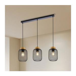 Brilagi - Závesné svietidlo na lane BASKLITE 3xE27/15W/230V kaučukovník/čierna BRI428 vyobraziť