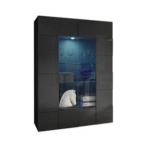 MC Akcent Vitrína SERIAN antracitová 202308-06 vyobraziť