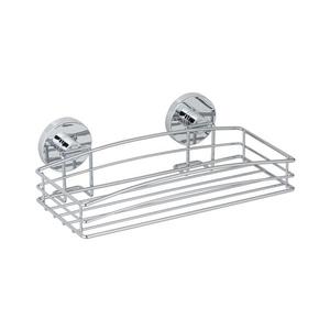 WENKO 20883100-Polica VACUUM-LOC RUND STAH 26x15, 3 cm lesklý chróm 20883100 vyobraziť