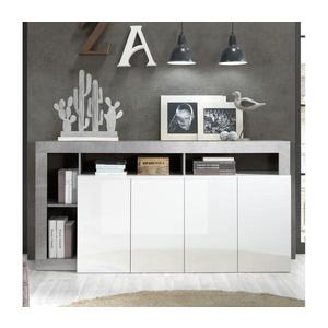 MC Akcent Komoda LENOR biela/sivý betón 209030-08CE vyobraziť