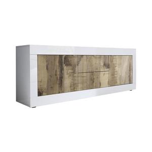 MC Akcent Komoda NERILA biela/hnedá 209015-09P vyobraziť