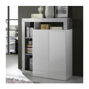 MC Akcent Komoda LENOR biela/šedý betón 209030-04CE vyobraziť