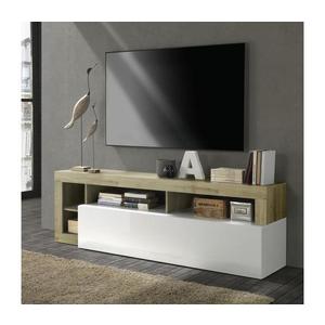 MC Akcent Televízny stolík LENOR biela/svetlý dub 209030-01K vyobraziť