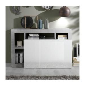 MC Akcent Komoda LENOR biela/šedý betón 209030-05CE vyobraziť