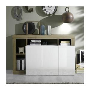 MC Akcent Komoda LENOR biela/hnedá 209030-05K vyobraziť