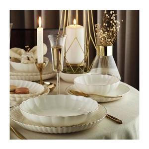 Jedálenská súprava 27 ks biela/zlatá/porcelán 719KTP9867 vyobraziť