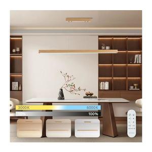 Brilagi -LED Stmievateľný luster na lanku OAK SMART LED/30W/230V Wi-Fi Tuya dub+diaľkový ovládač BRI364 vyobraziť