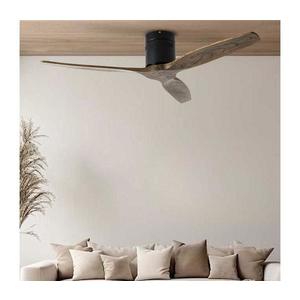 ZE - Stropný látor SPELLO Wi-Fi Tuya čierna/dub + diaľkový ovládač ZEV014 vyobraziť