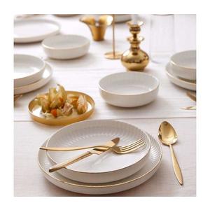 18-dielna jedálenská súprava biela/pozlátená/porcelán 710KTP4532 vyobraziť