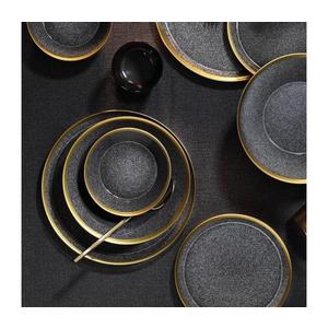 16-dielna jedálenská sada antracit/zlatá/porcelán 719KTP9738 vyobraziť