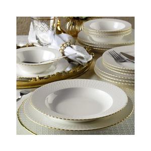 18-dielna porcelánová jedálenská súprava v bielo-zlatom prevedení 710KTP3378 vyobraziť