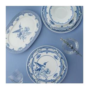 26-dielna jedálenská sada, biela/modrá, porcelán 710KTP3649 vyobraziť
