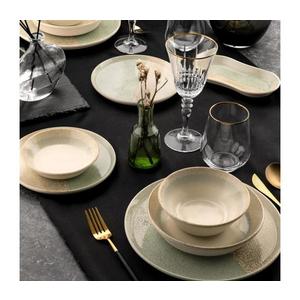 27-dielna jedálenská súprava, béžová/zelená, porcelán 721NBL3151 vyobraziť