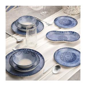 27-dielna jedálenská súprava, modrá, porcelán 721NBL3156 vyobraziť