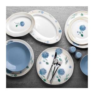 Jedálenská súprava 29 ks, biela/modrá, porcelán 868ARY1144 vyobraziť