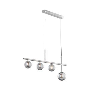 Jupiter 1902 - Luster na lankách NEPTUN 4xG9/14W/230V matný chróm/dymovo sivá 1902 vyobraziť