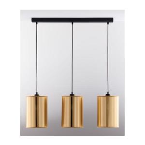 Jupiter 2092 - Luster na lanku CORTINA 3xE27/15W/230V zlatá/čierna 2092 vyobraziť