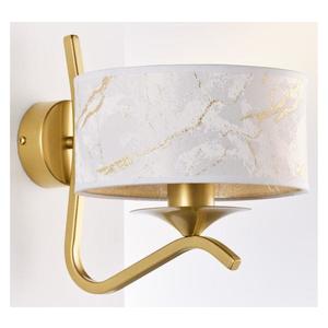 Jupiter 2111 - Nástenné svietidlo KASZMIR 1xE27/15W/230V biela/zlatá/mramorový dekor 2111 vyobraziť