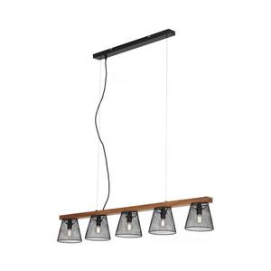 Briloner 4077-055 - Závesný luster na lanku WOOD & STYLE 5xE14/25W/230V 4077-055 vyobraziť