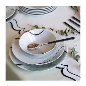 24-dielna jedálenská súprava, sivá/zelená, porcelán 719KTP9882 vyobraziť