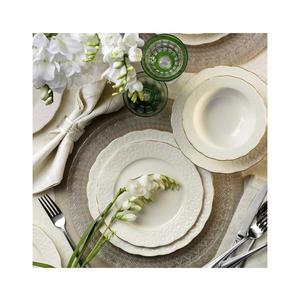 24-dielna jedálenská sada, biela/zlatá, porcelán 710KTP2489 vyobraziť