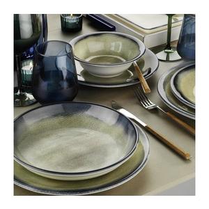 Jedálenská súprava 26 ks modrá/hnedá/porcelán 710KTP2928 vyobraziť