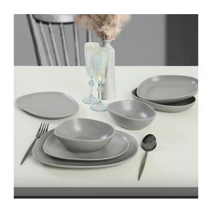 24-dielna jedálenská súprava sivá/kamenina 275KRM1769 vyobraziť