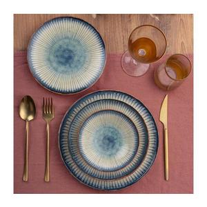 Jedálenská súprava 24 ks modrá/porcelán 387GRP1368 vyobraziť