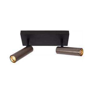 Lucide 22974/02/15 - Bodové svietidlo GRADO 2xGU10/8W/230V čierna/hnedá 22974/02/15 vyobraziť