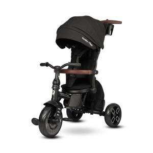 QPlay - Detská trojkolka 7 v 1 COMFO MAX čierna T70-black vyobraziť