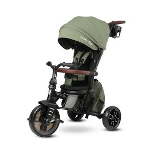 QPlay - Detská trojkolka 7v1 COMFO MAX zelená T70-olive vyobraziť
