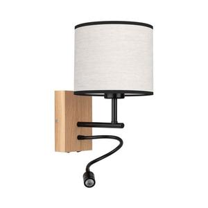 67291974 - LED nástenné svietidlo BOHO 1xE27/25W/230V + LED/1W/230V dub 67291974 vyobraziť