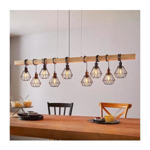 Eglo 44077 - Závesný luster na lanku TOWNSHEND 9xE27/60W/230V 44077 vyobraziť