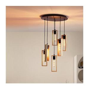 Eglo 44054 - Závesné svietidlo na lanku LITTLETON 6xE27/60W/230V 44054 vyobraziť