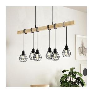 Eglo 44076 - Závesný luster na lanku TOWNSHEND 6xE27/60W/230V 44076 vyobraziť