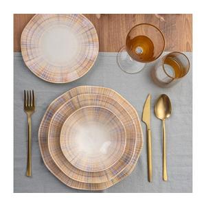 Jedálna súprava 24 ks, oranžová/porcelán 387GRP1375 vyobraziť