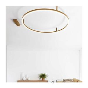 Ideal Lux - LED stropné svietidlo ORACLE SLIM LED/53W/230V 4000K Ø 90 cm zlaté 372464 vyobraziť