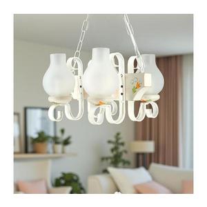 Brilagi - Luster na reťazi QUEEN 4xE14/40W/230V buk/krémová EX-01071 vyobraziť