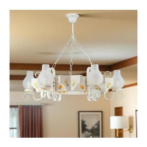 Brilagi - Luster na reťazi QUEEN 6xE14/40W/230V buk/krémová EX-01075 vyobraziť