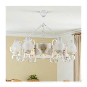 Brilagi - Luster na reťazi QUEEN 8xE14/40W/230V buk/krémová EX-01076 vyobraziť