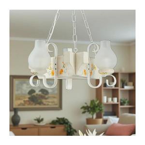 Brilagi - Luster na reťazi QUEEN 3xE14/40W/230V buk/krémová EX-01073 vyobraziť